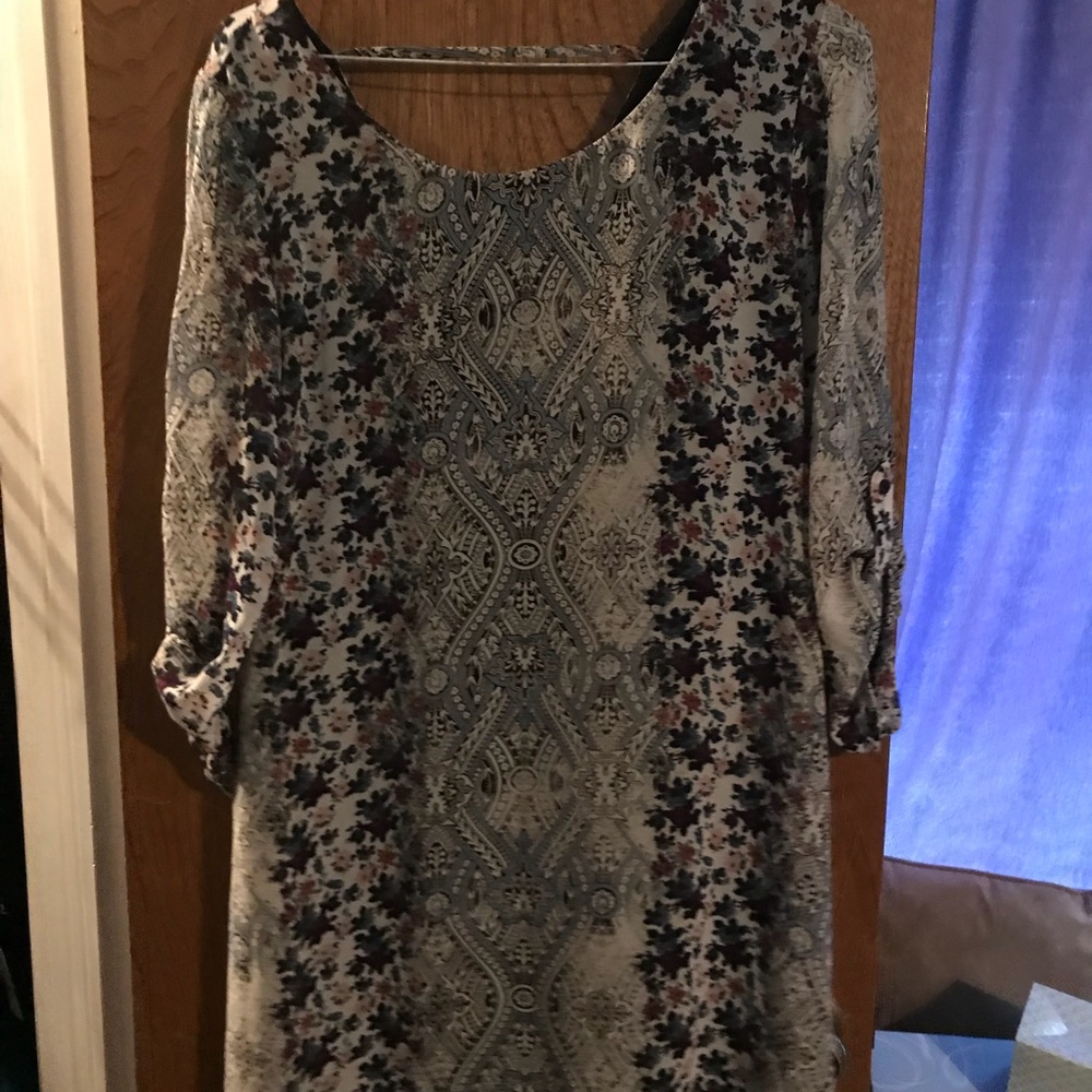 Speechless  Floral geometry dress